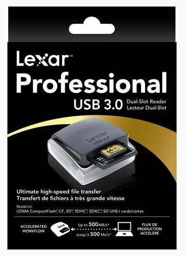 Новинка от Lexar - картридер Professional USB 3.0 Dual-Slot Reader